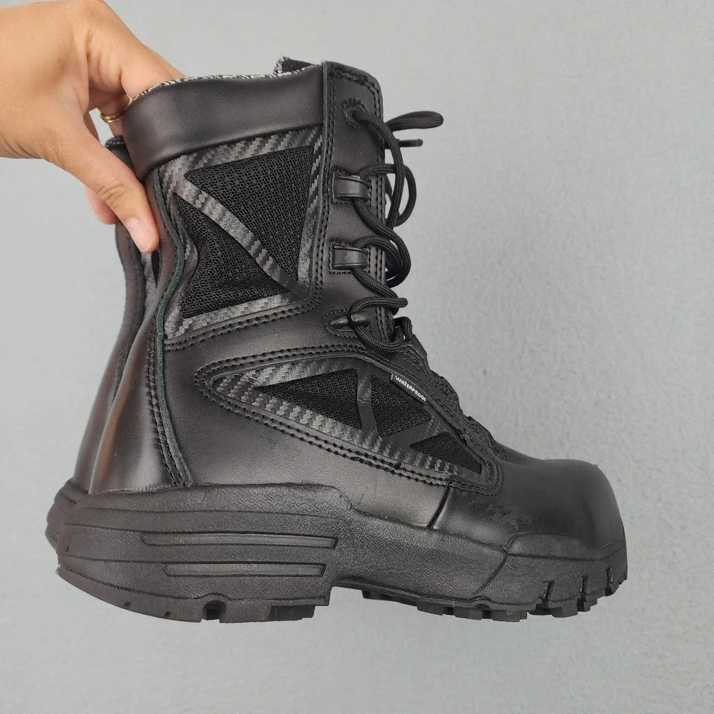Belleville Tactical Research Boots Mens Size 6.5R Black Side Zip TR998ZWPCT